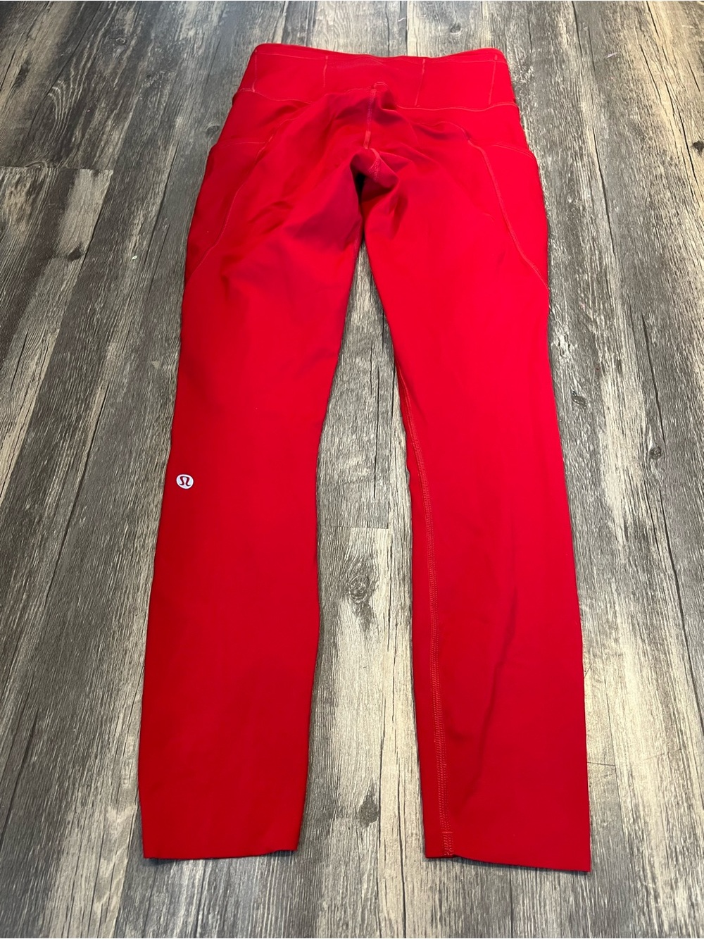 Lululemon Fast & Free 7/8 Tight II Dark Red Non-reflective Nulux Fabric 25” - Picture 7 of 9